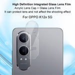 IMAK til OnePlus Nord CE4 Lite 5G / Oppo K12x 5G (Kina) Kameralinsebeskytter + Akryllinsebeskytter Hærdet Glas