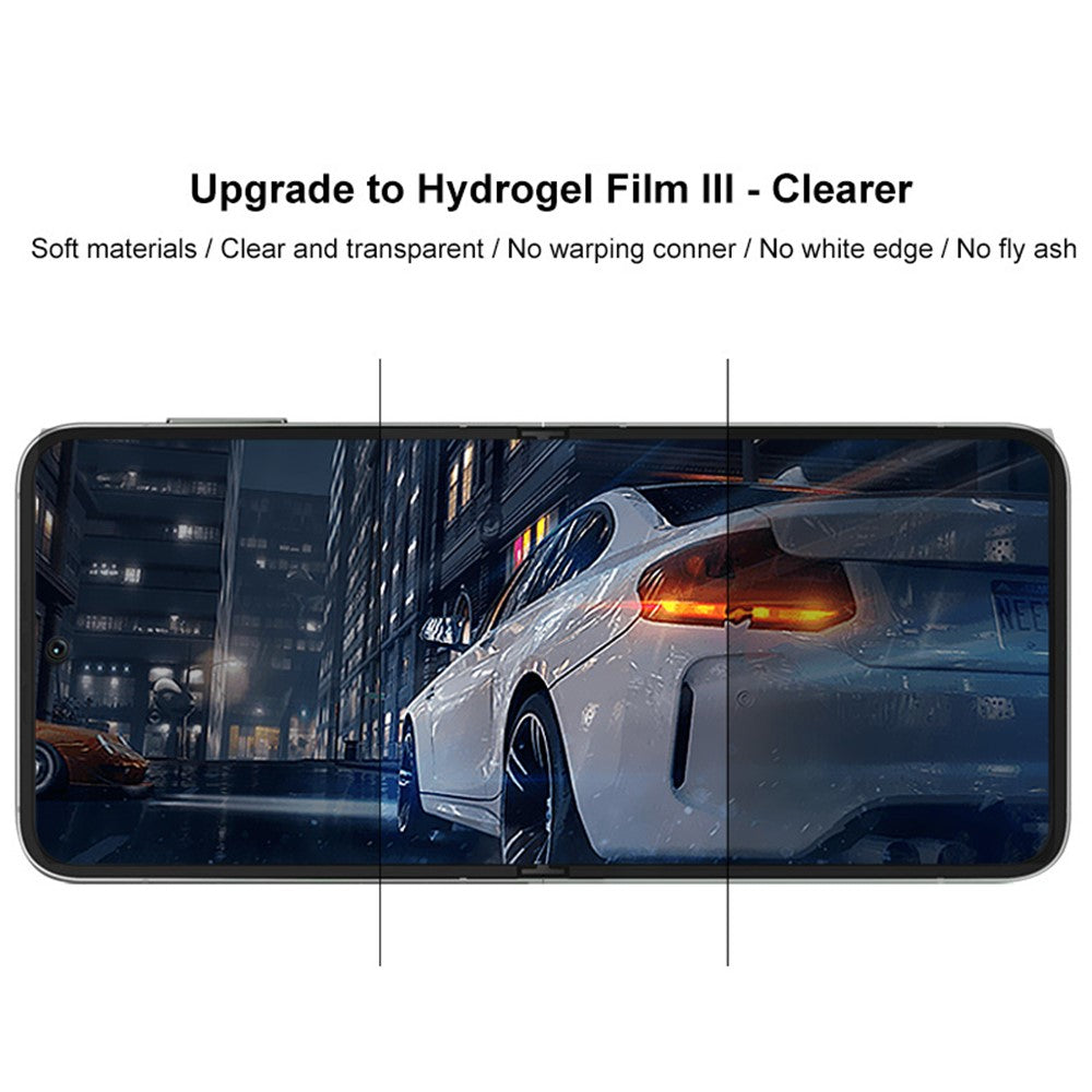 IMAK Hydrogel Film III För Samsung Galaxy Z Flip7 FE 5G / Z Flip6 5G Fram + Bak Litet Skärmskydd TPU-film