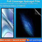 IMAK Hydrogel III Film Til Samsung Galaxy Z Fold6 5G Blødt TPU Skærmbeskytter Sæt med Klar Ydre, Indre Film