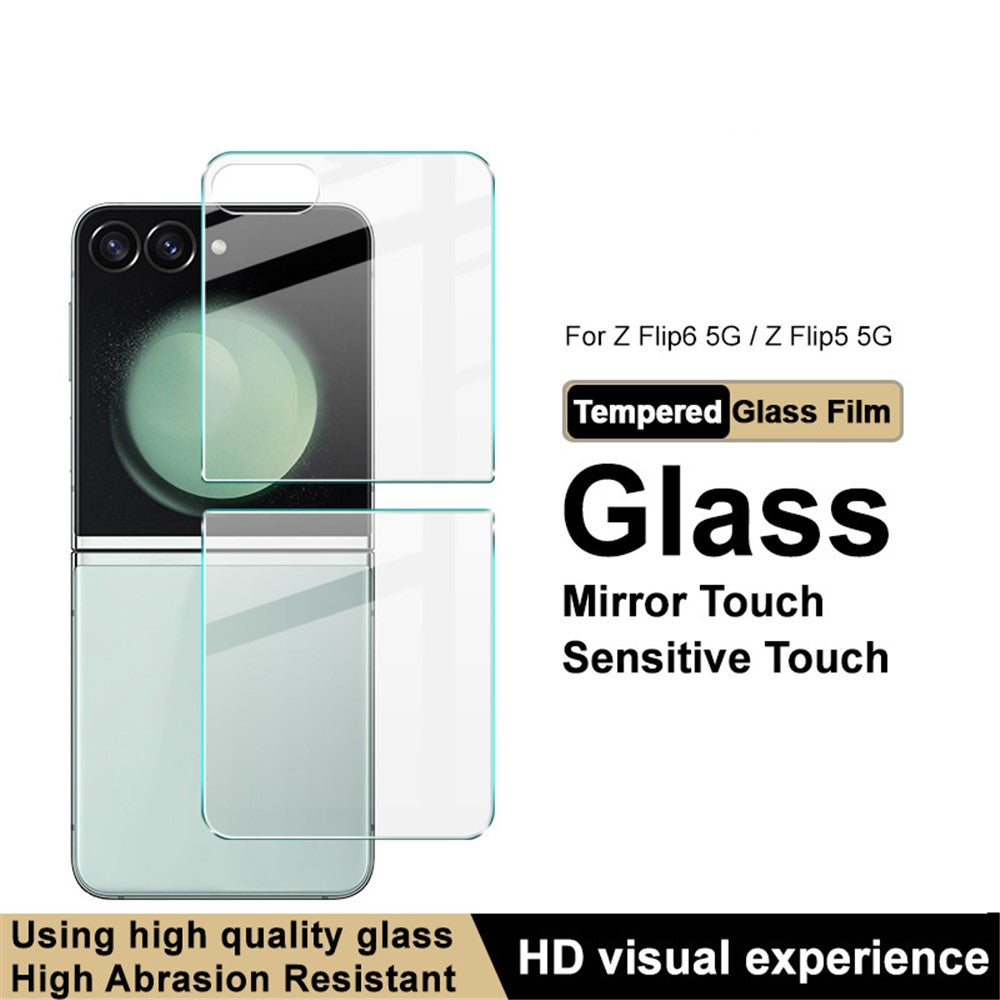 IMAK H-serien 1 sæt til Samsung Galaxy Z Flip5 5G, bagcover, hærdet glas, bagskærmfilm