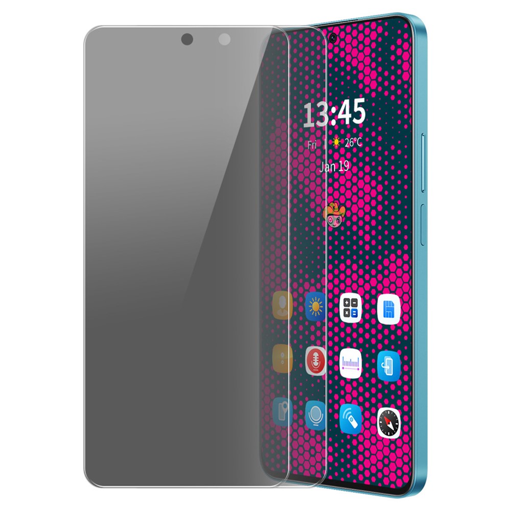 ENKAY HAT PRINCE 2Pcs For Honor Play 50 Plus 5G Anti-Peep Screen Protector Explosion-Proof Film