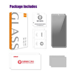 ENKAY HAT PRINCE 2Pcs For Samsung Galaxy M55 5G / F55 5G Anti-Peep Screen Protector Full Glue Full Cover