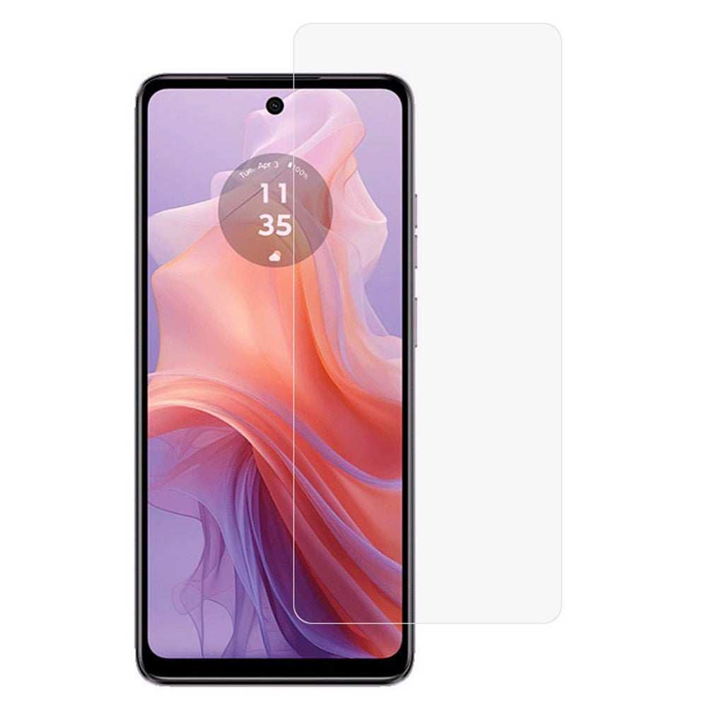 AMORUS til Motorola Moto E14 4G / G04 4G / G04s 4G / G24 4G Skærmbeskytter 2.5D Anti-eksplosion Høj Aluminiums-silicium Glasfilm