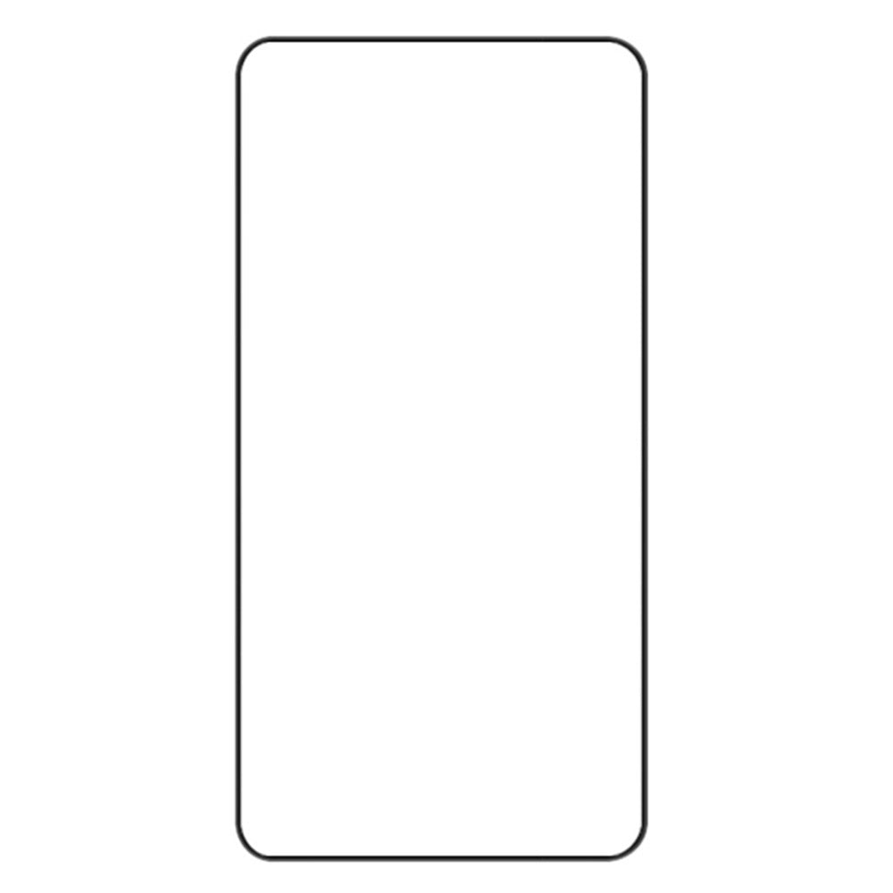 AMORUS 2 stk. til Samsung Galaxy S24 FE skærmbeskytter hærdet glasfilm fuld dækning, silketryk, sort