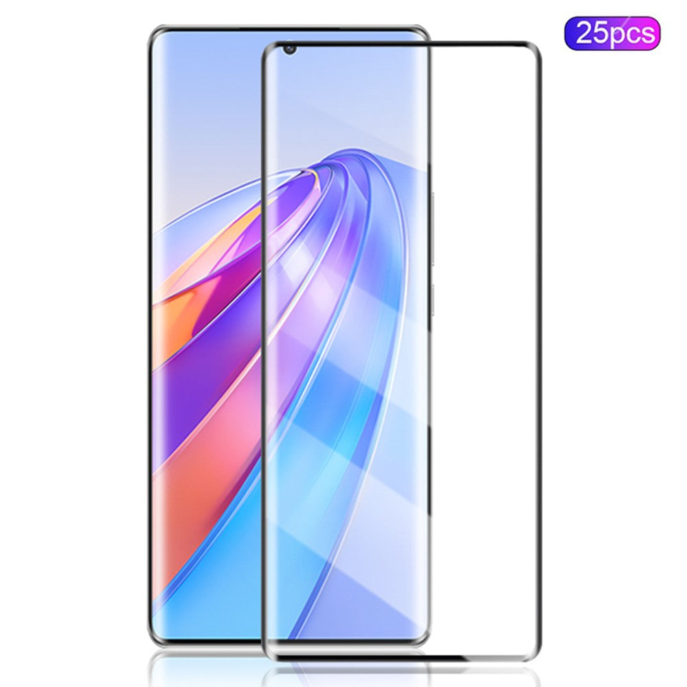 MOCOLO 25Pcs For Honor 60 / 60 SE / 70 5G / X40 5G Tempered Glass Screen Protector 3D Curved Edge