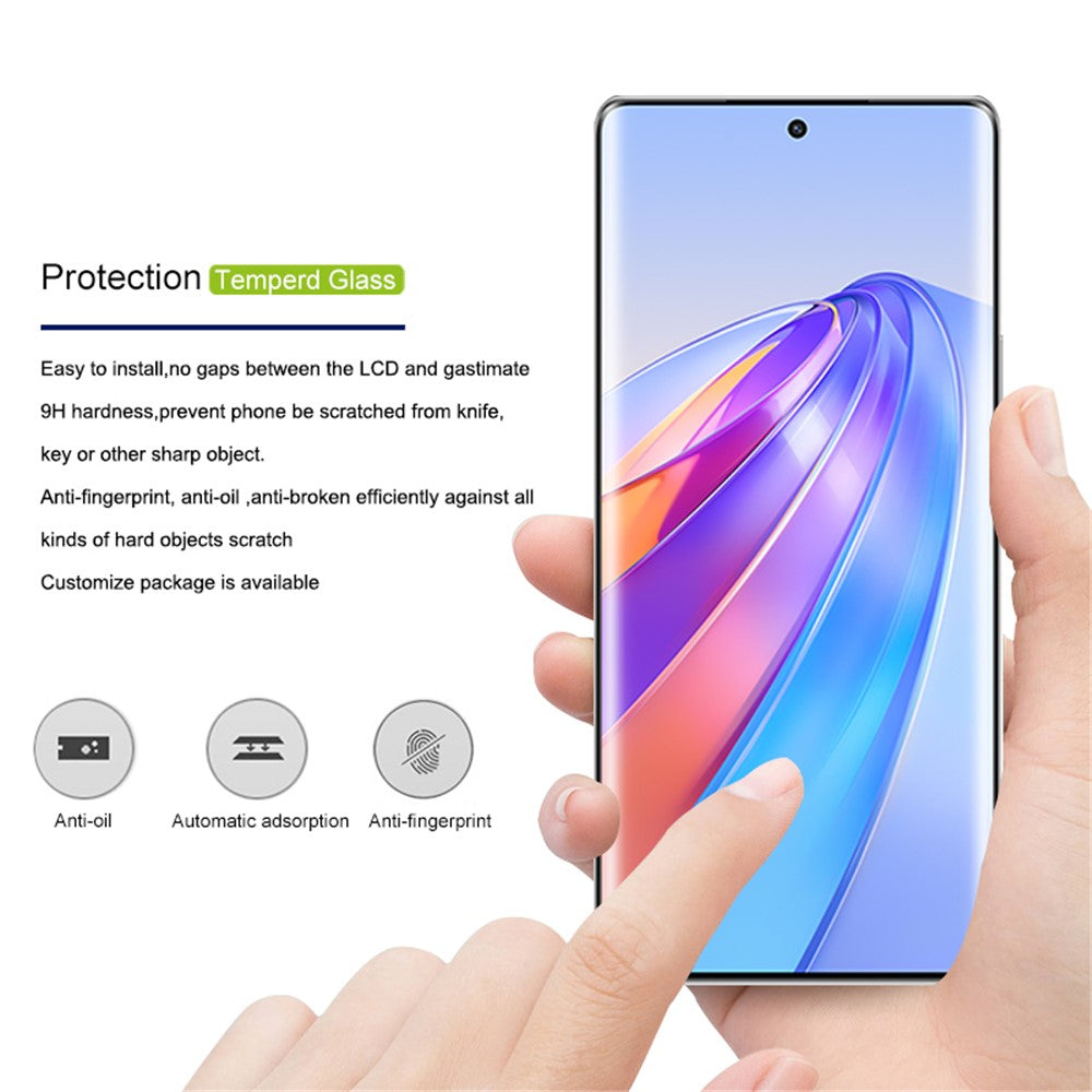 MOCOLO 25Pcs For Honor 60 / 60 SE / 70 5G / X40 5G Tempered Glass Screen Protector 3D Curved Edge