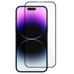 For iPhone 16 Pro Screen Protector Silk Printing Full Coverage Tempered Glass