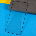 For iPhone 16 Pro Screen Protector Silk Printing Full Coverage Tempered Glass
