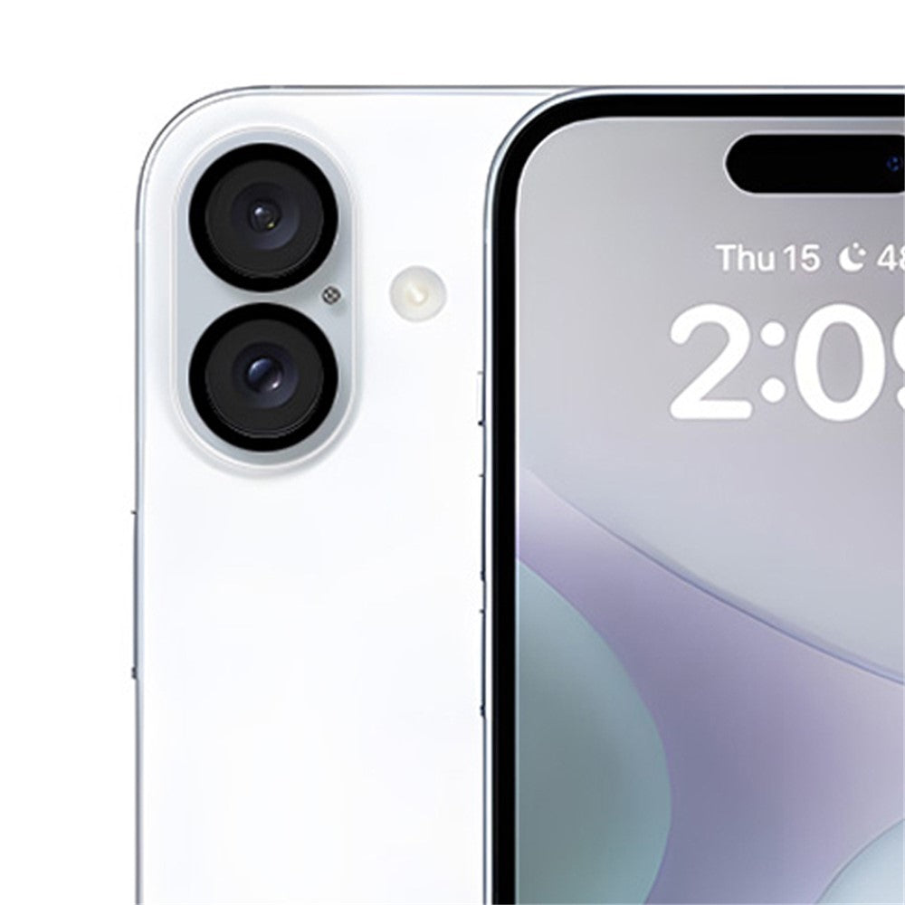 RURIHAI For iPhone 16 / 16 Plus Camera Lens Protector AR Transparency Enhancement Lens Film