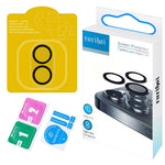 RURIHAI For iPhone 16 / 16 Plus Camera Lens Protector AR Transparency Enhancement Lens Film