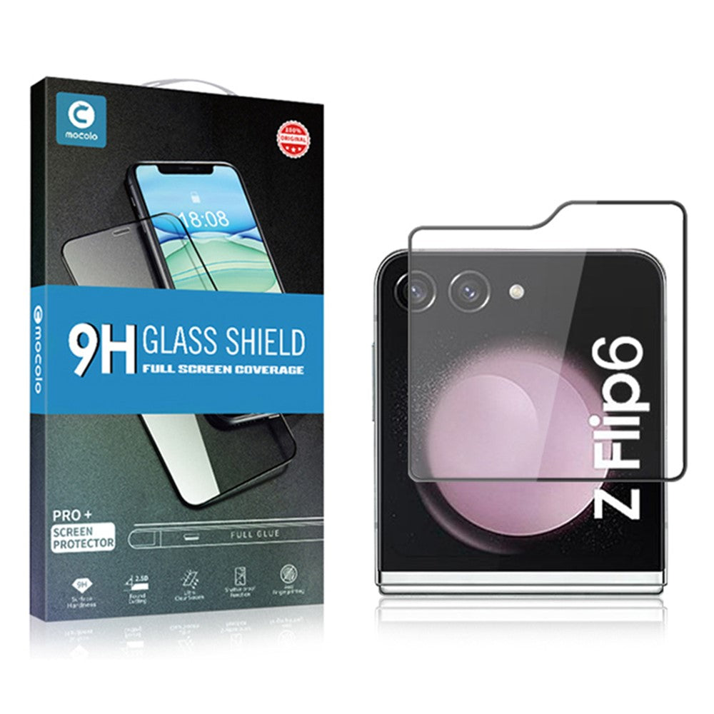 MOCOLO 25 stk. bagsideskærmbeskyttelse i fulddækkende hærdet glasfilm til Samsung Galaxy Z Flip7 FE 5G / Z Flip6 5G