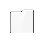 AMORUS För Samsung Galaxy Z Flip7 FE 5G / Z Flip6 5G Bakre Skärmskydd Härdat Glas Bakskärmsfilm