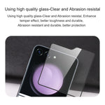 AMORUS For Samsung Galaxy Z Flip7 FE 5G / Z Flip6 5G Rear Screen Protector Tempered Glass Back Screen Film