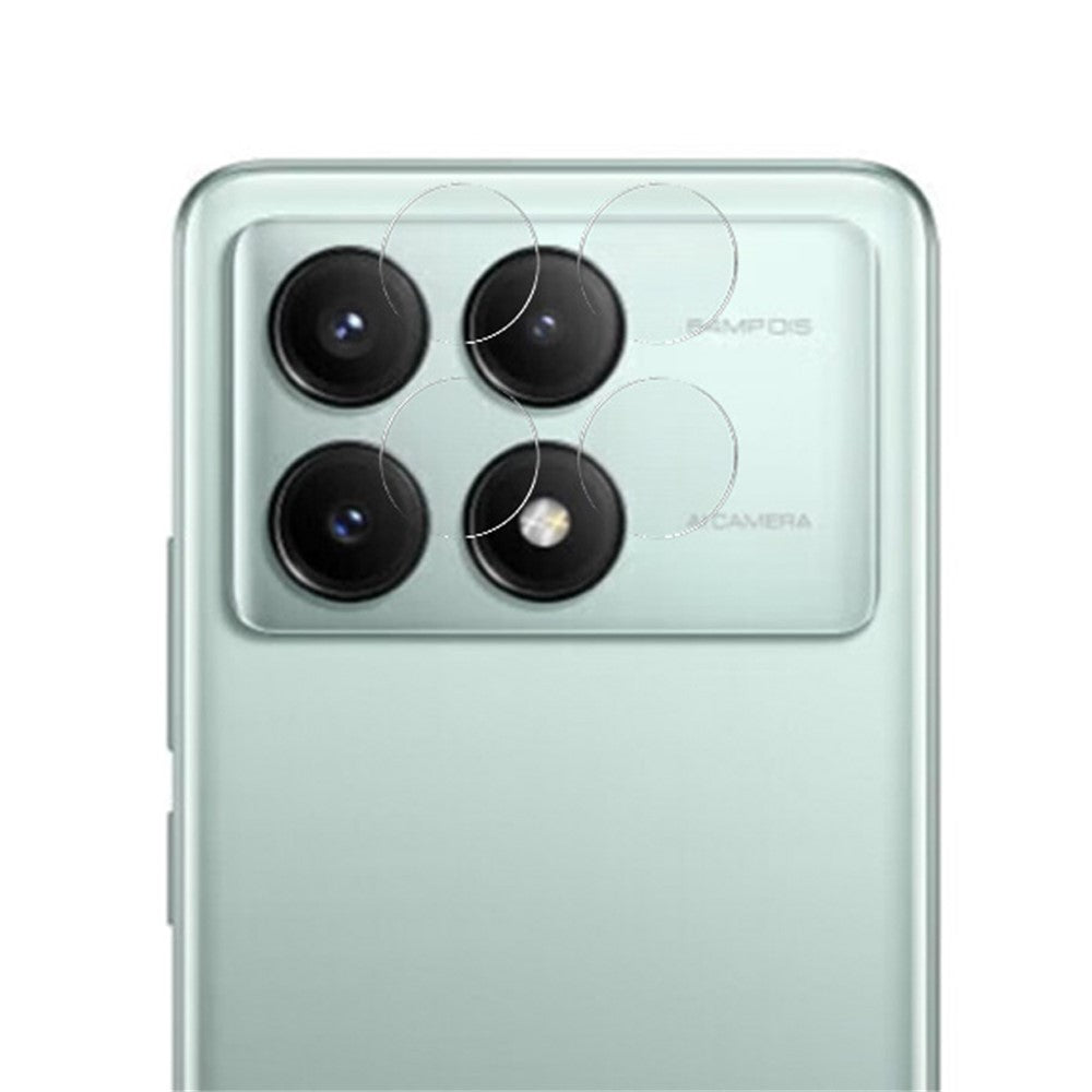 RURIHAI 1 sæt HD-klar kameralinsefilm til Xiaomi Redmi K70 5G / K70E 5G / K70 Pro 5G / Poco X6 Pro 5G