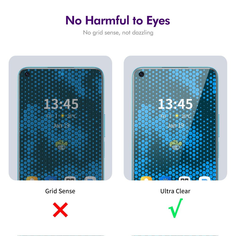 ENKAY HAT PRINCE For Oppo A96 4G Privacy Screen Protector Clear Anti-Spy Film