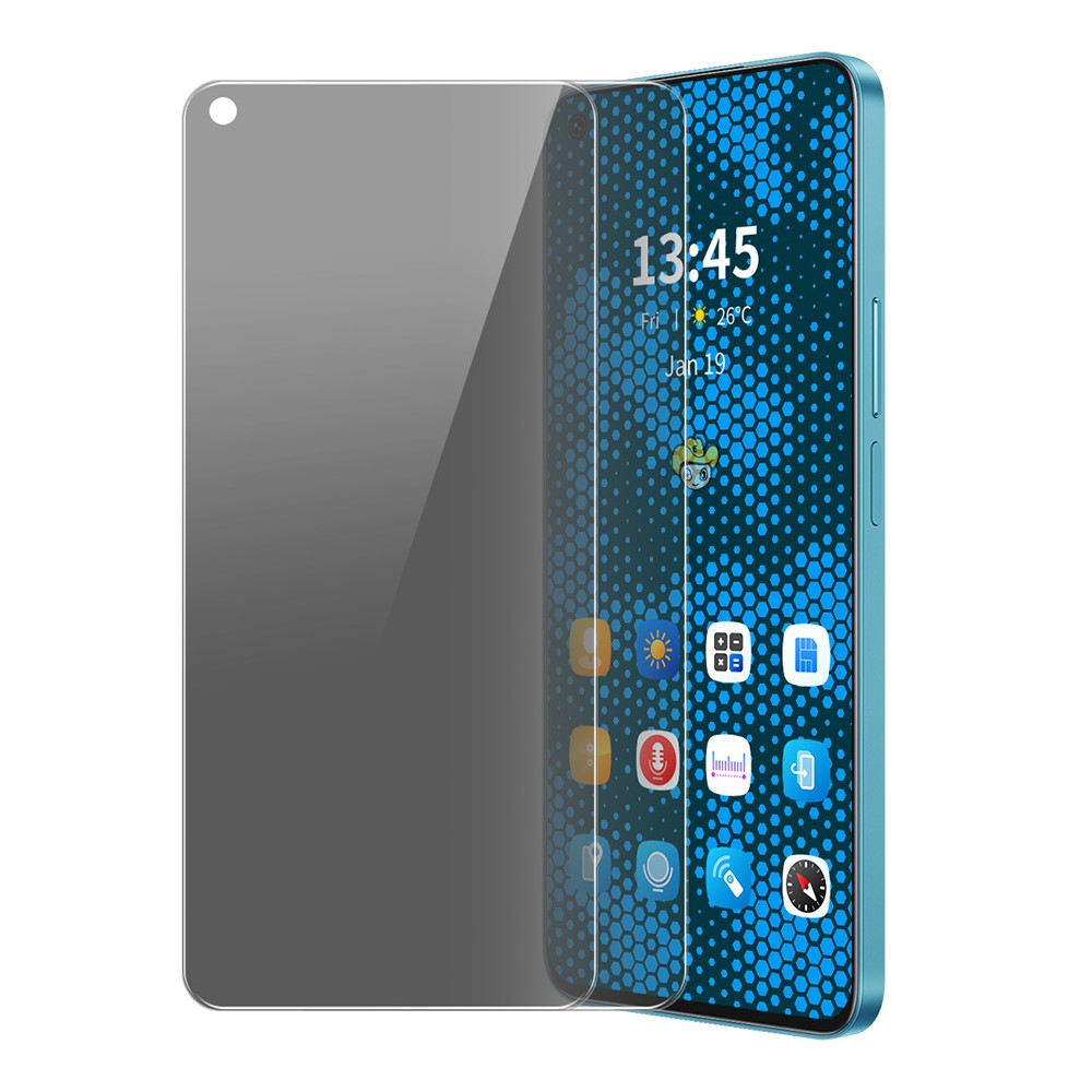 ENKAY HAT PRINCE 2Pcs For Oppo A96 4G Anti-Spy Screen Protector Full Glue Clear Film
