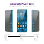 ENKAY HAT PRINCE For Oppo Reno7 Pro 5G Privacy Screen Protector Anti-Spy HD Clear Film