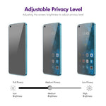 ENKAY HAT PRINCE 5Pcs For Oppo A78 4G Clear Anti-Spy Screen Protector Smooth Touch