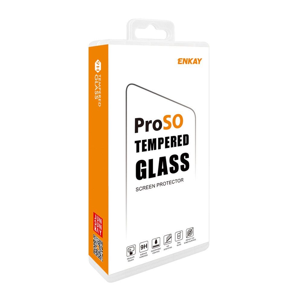 ENKAY HAT PRINCE 5Pcs For Oppo A78 4G Clear Anti-Spy Screen Protector Smooth Touch
