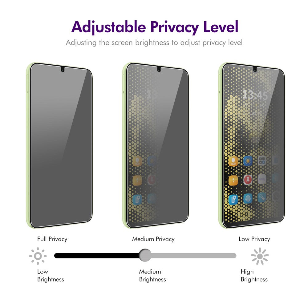 ENKAY HAT PRINCE For Huawei nova Y70 4G / nova Y70 Plus 4G Privacy Screen Protector Full Coverage Film