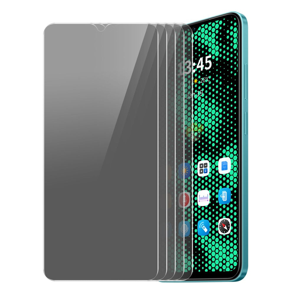 ENKAY HAT PRINCE 5Pcs For Oppo A78 5G Full Screen Protector 28-Degree Anti Spy Private