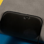 For iPhone 16 Screen Protector Full Coverage Anti-Spy Silk Printing Tempered Glass Film