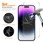 ENKAY HAT PRINCE 2Pcs For iPhone 16 Plus / 15 Plus Sensitive Touch High Aluminium-Silicon Glass HD Film