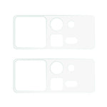 For Xiaomi Mix Fold 2 5G 2Pcs  /  Set HD Accurate Cutout Camera Lens Protector 3D Arc Edge Tempered Glass Lens Film
