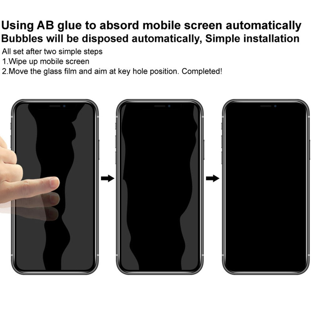 IMAK Til Samsung Galaxy Z Fold4 5G 1 sæt front- og bagsidehærdet glas fuld skærmbeskytter HD klar fuld limfilm