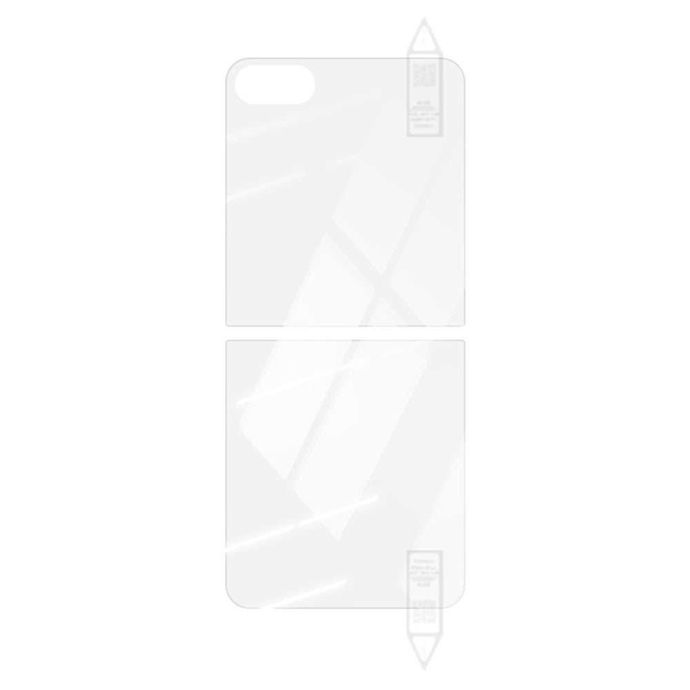 RURIHAI 10Pcs For Samsung Galaxy Z Flip7 FE 5G / Z Flip6 5G Screen Protector High Aluminum-Silicon Glass Film