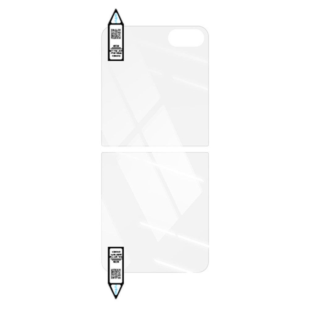 RURIHAI 10Pcs For Samsung Galaxy Z Flip7 FE 5G / Z Flip6 5G Screen Protector High Aluminum-Silicon Glass Film