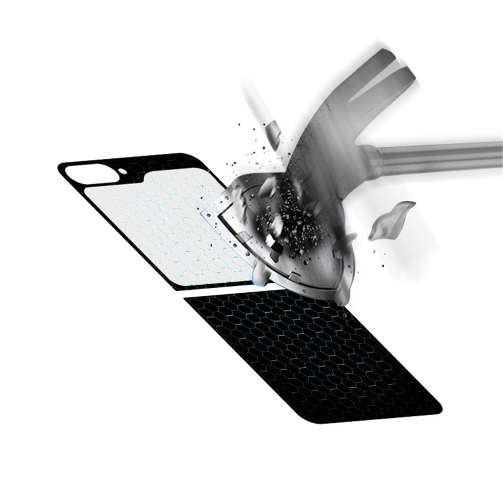 RURIHAI 10-set för Samsung Galaxy Z Flip7 FE 5G / Z Flip6 5G bakre helskärmsskydd bakstycke film heltäckande lim