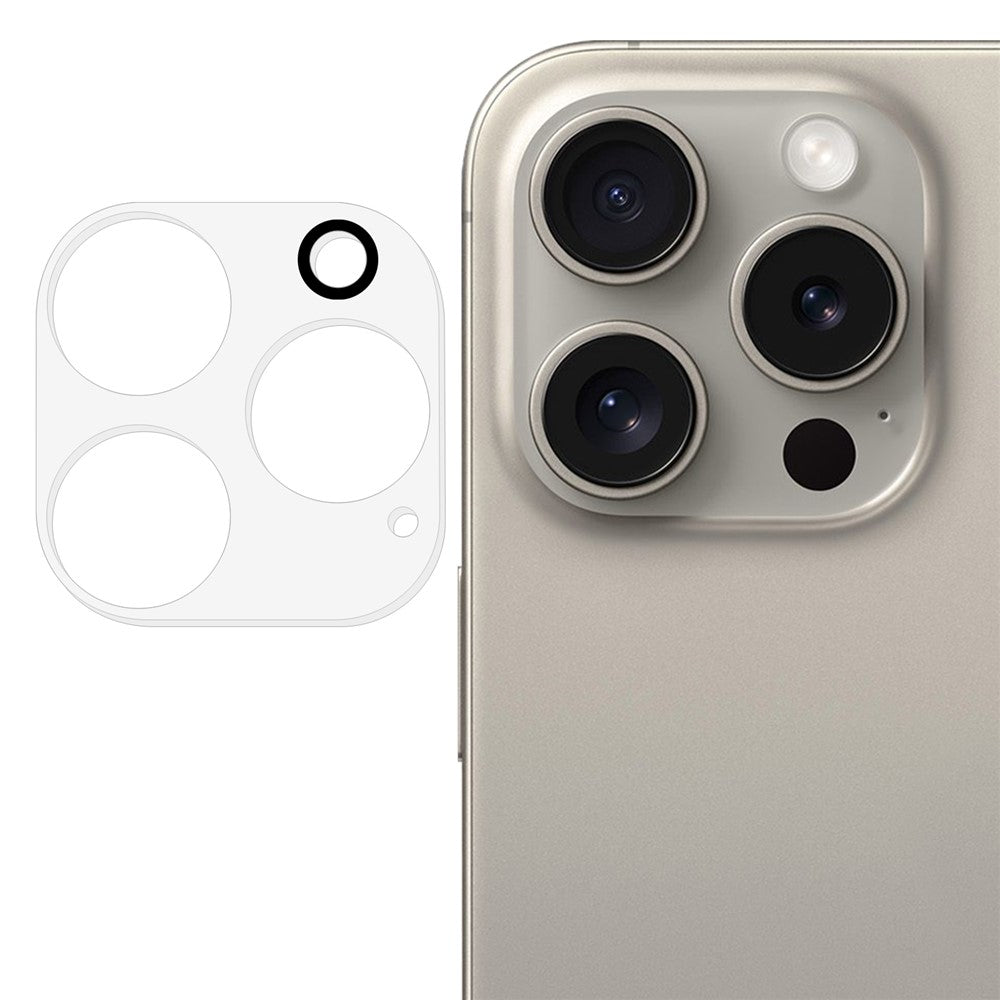 Til iPhone 16 Pro / 16 Pro Max Kamerabeskytter Hærdet glas Mobiltelefon Klar Linsefilm