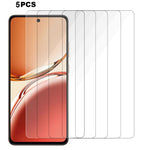 5PCS For Oppo Reno12 F 5G Screen Protector 0.3mm Tempered Glass Film No-Bubble
