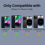 NORTHJO For iPhone 14 / 14 Plus Camera Lens Protector Tempered Glass HD Clear 3D Full Coverage