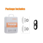 ENKAY HAT PRINCE For iPhone 16 / 16 Plus Integrated Camera Lens Protector Aluminum Alloy + Tempered Glass Lens Film