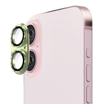 ENKAY HAT PRINCE For iPhone 16 / 16 Plus Integrated Camera Lens Protector Aluminum Alloy + Tempered Glass Lens Film