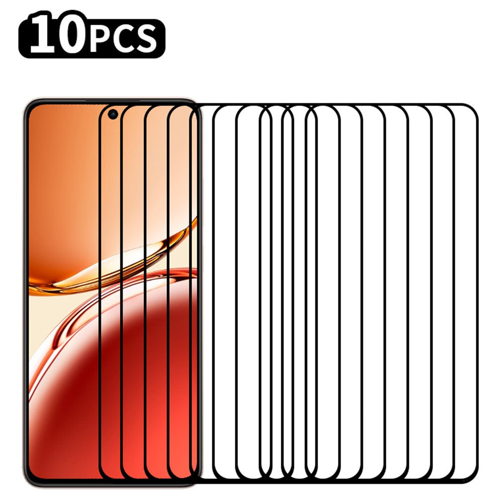 RURIHAI 10Pcs For Oppo A3 5G / Reno12 F 5G Full Screen Protector Secondary Hardening
