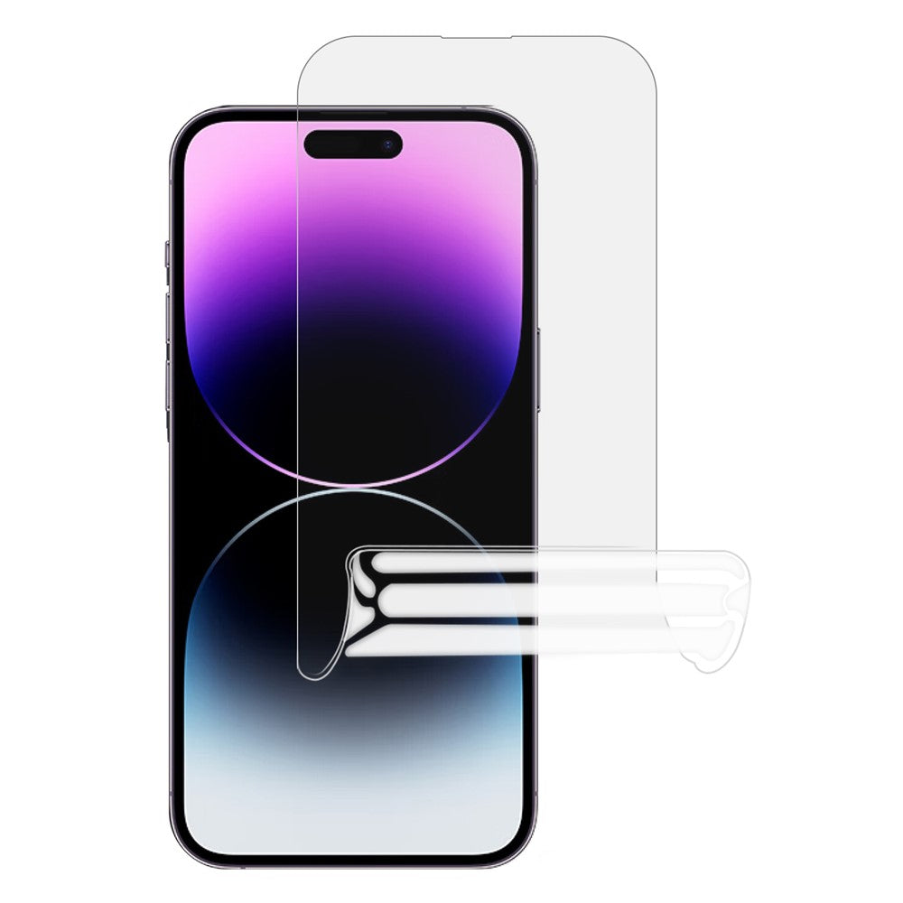 For iPhone 16 Plus / 15 Plus HD Clear PET Hydrogel Film Full Coverage Soft Screen Protector