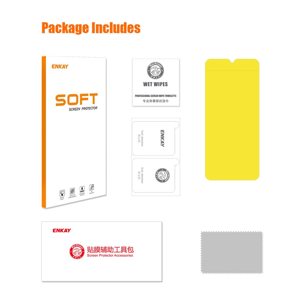 ENKAY HAT PRINCE For Samsung Galaxy Xcover7 TPE+PET+TPU Screen Protector Hydrogel Film