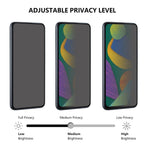 För Motorola Moto G85 5G / S50 Neo 5G Anti-Spion Skärmskydd Sidlim Härdat Glas Film