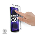MOCOLO For Xiaomi Poco C61 4G / Redmi A3 4G Screen Protector Silk Printing Clear Tempered Glass Film