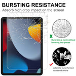 For iPad (2025) / 10.9 (2022) 2.5D Tempered Glass Screen Protector Full Cover Anti-Explosion HD Clear 9H Hardness Film
