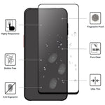 Til Samsung Galaxy Xcover6 Pro 5G Hærdet Glas Skærmbeskytter Eksplosionssikker Sort Kant Skærmbeskytter HD Klar Anti-fingeraftryk Fuld Lim AGC Skærmfilm