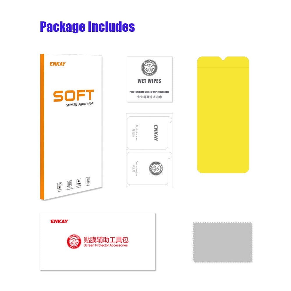 ENKAY HAT PRINCE For Oppo A78 5G Screen Protector TPE+PET+TPU Hydrogel Film