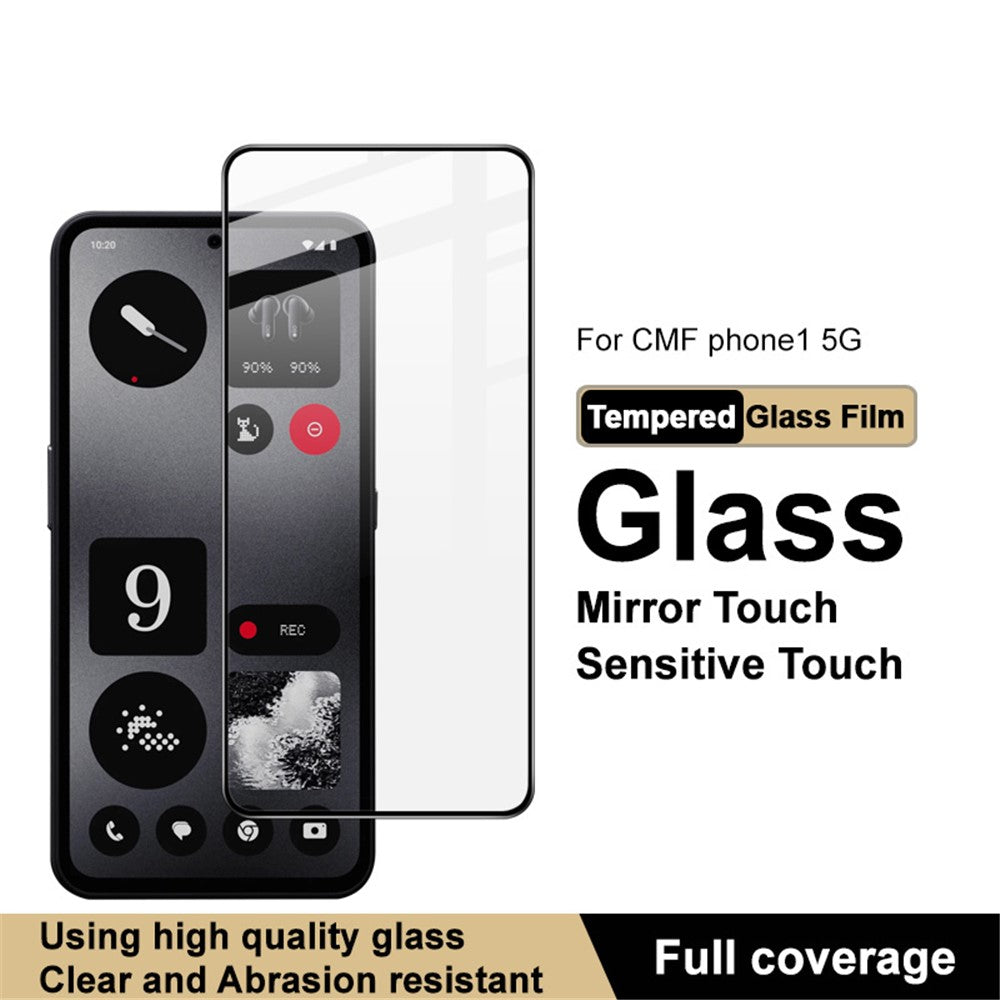 IMAK Pro+ Series til Nothing CMF Phone 1 Skærmbeskytter Fuld dækning Hærdet glasfilm (Fingeraftryksoplåsning)