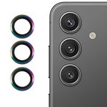 Til Samsung Galaxy S24 FE Kameralinsebeskyttersæt Metal + Hærdet glas Individuel ringfilm