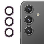 Til Samsung Galaxy S24 FE Kameralinsebeskyttersæt Metal + Hærdet glas Individuel ringfilm