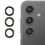 Til Samsung Galaxy S24 FE Kameralinsebeskyttersæt Metal + Hærdet glas Individuel ringfilm