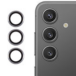 Til Samsung Galaxy S24 FE Kameralinsebeskyttersæt Metal + Hærdet glas Individuel ringfilm